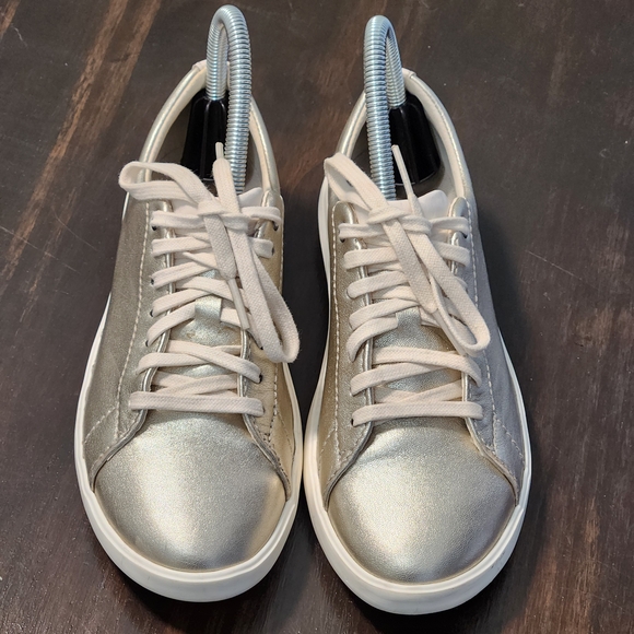 Cole Haan Grand Crosscourt Womens 5.5B Gold Lace Up Casual Sneakers - Picture 2 of 14